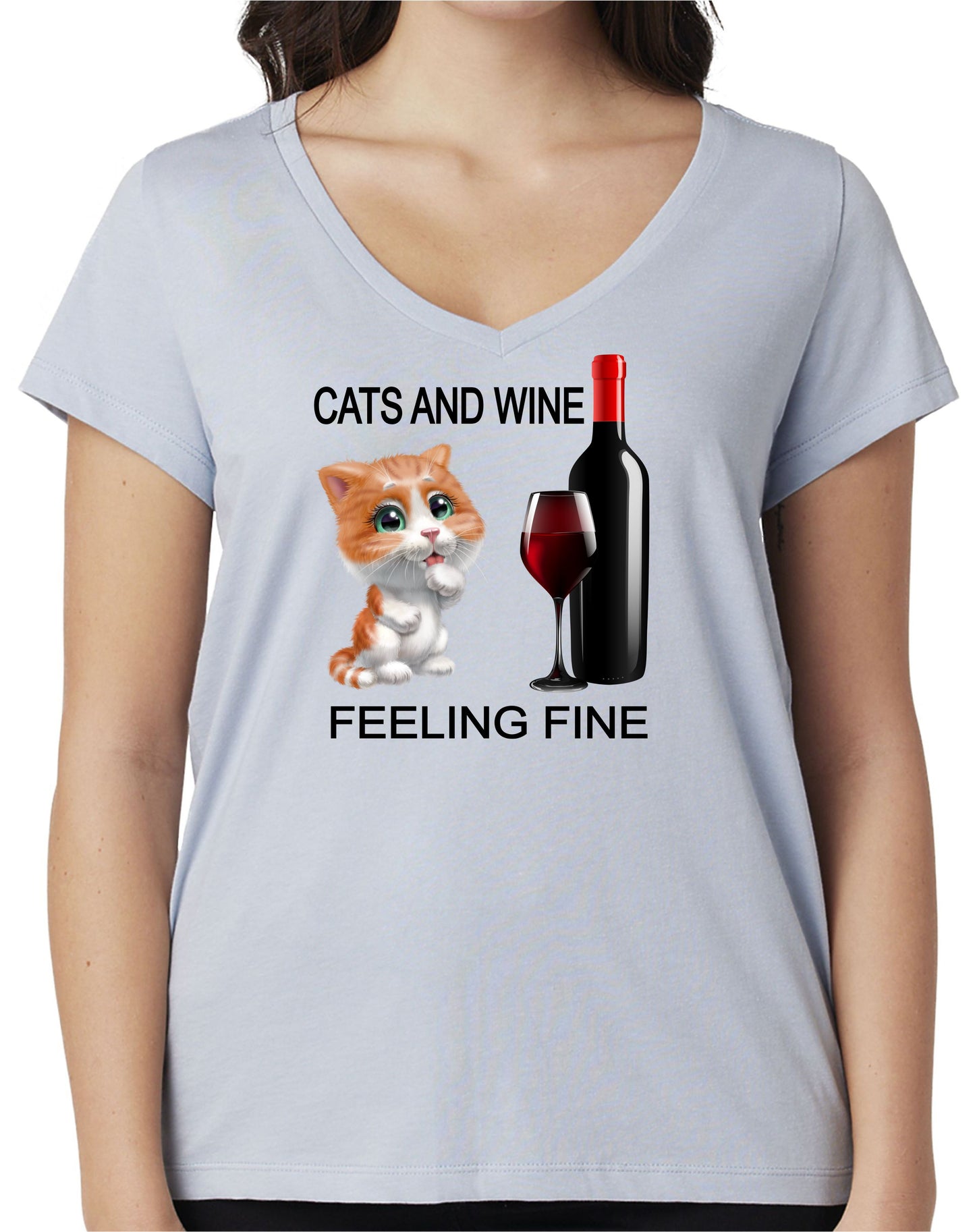 CATS AND WINE FEELING FINE