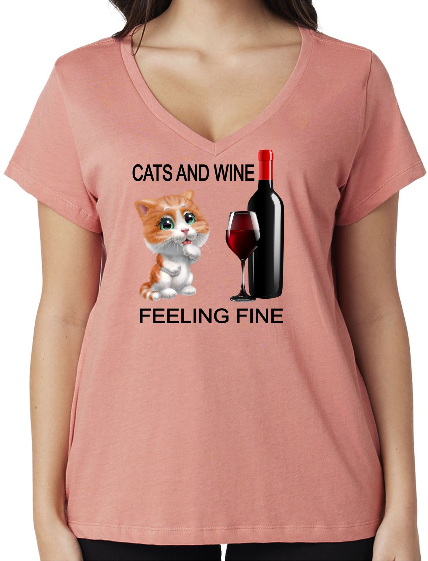 CATS AND WINE FEELING FINE