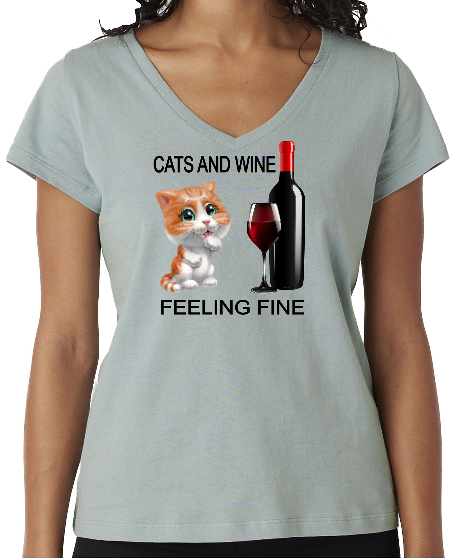 CATS AND WINE FEELING FINE