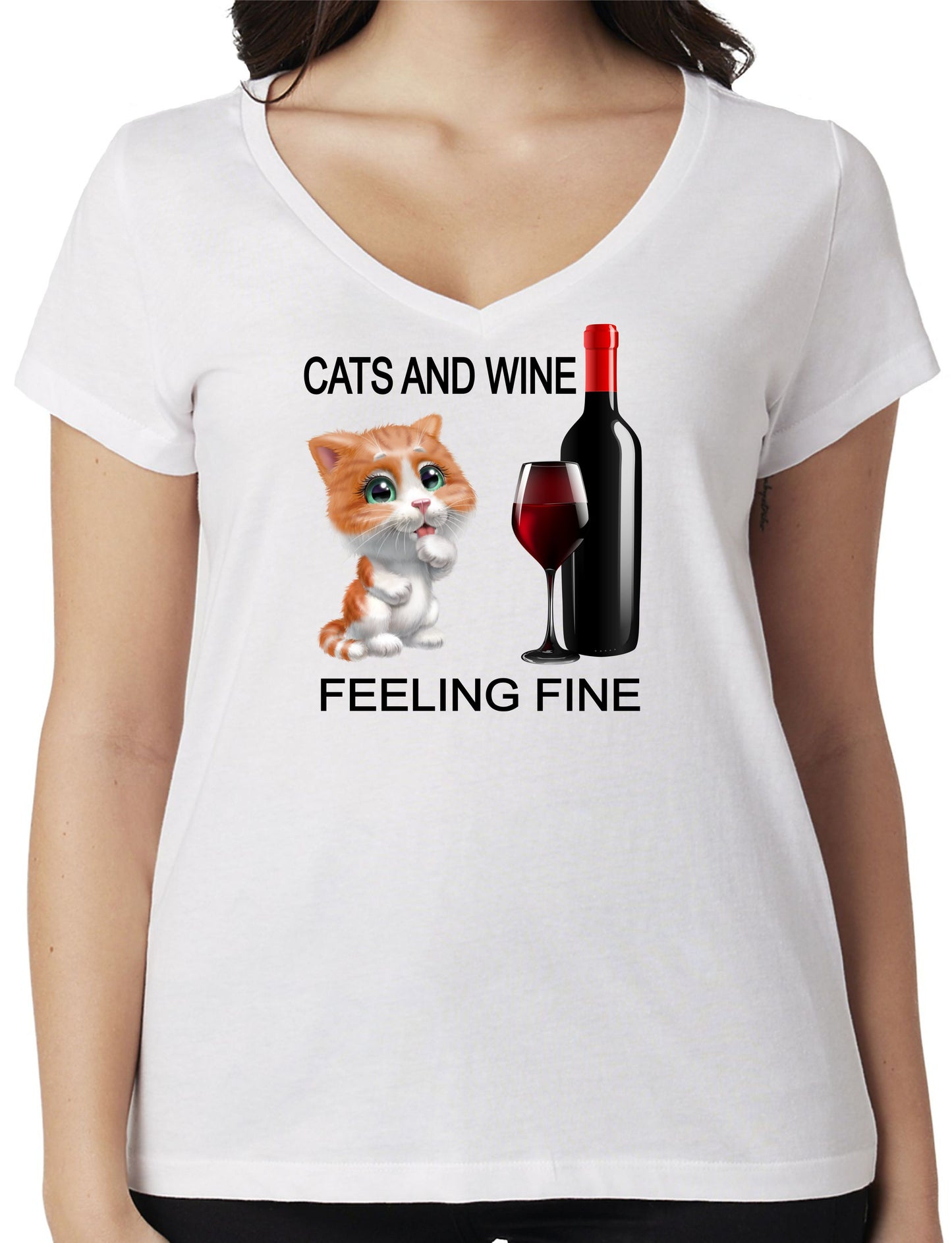 CATS AND WINE FEELING FINE