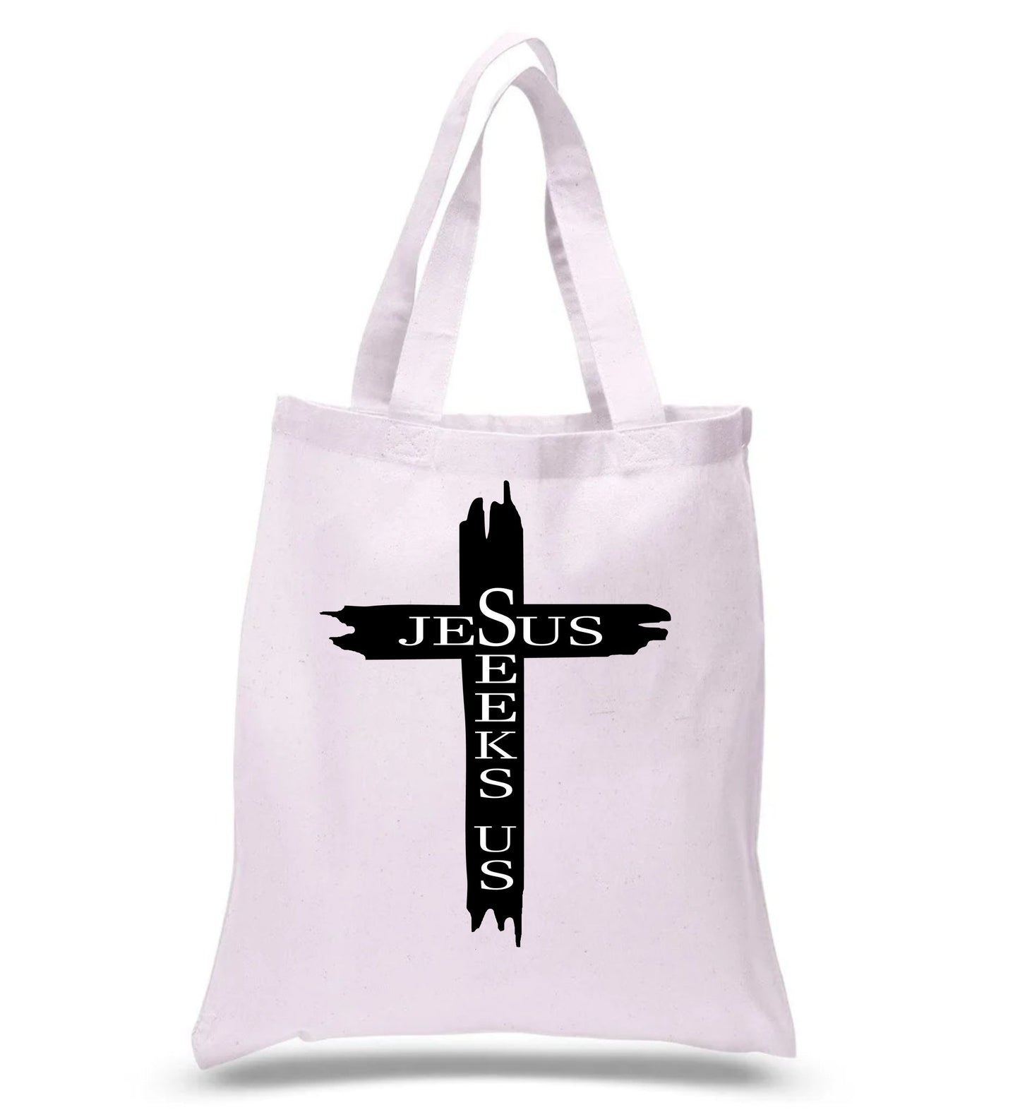 JESUS SEEKS US - Tote Bag