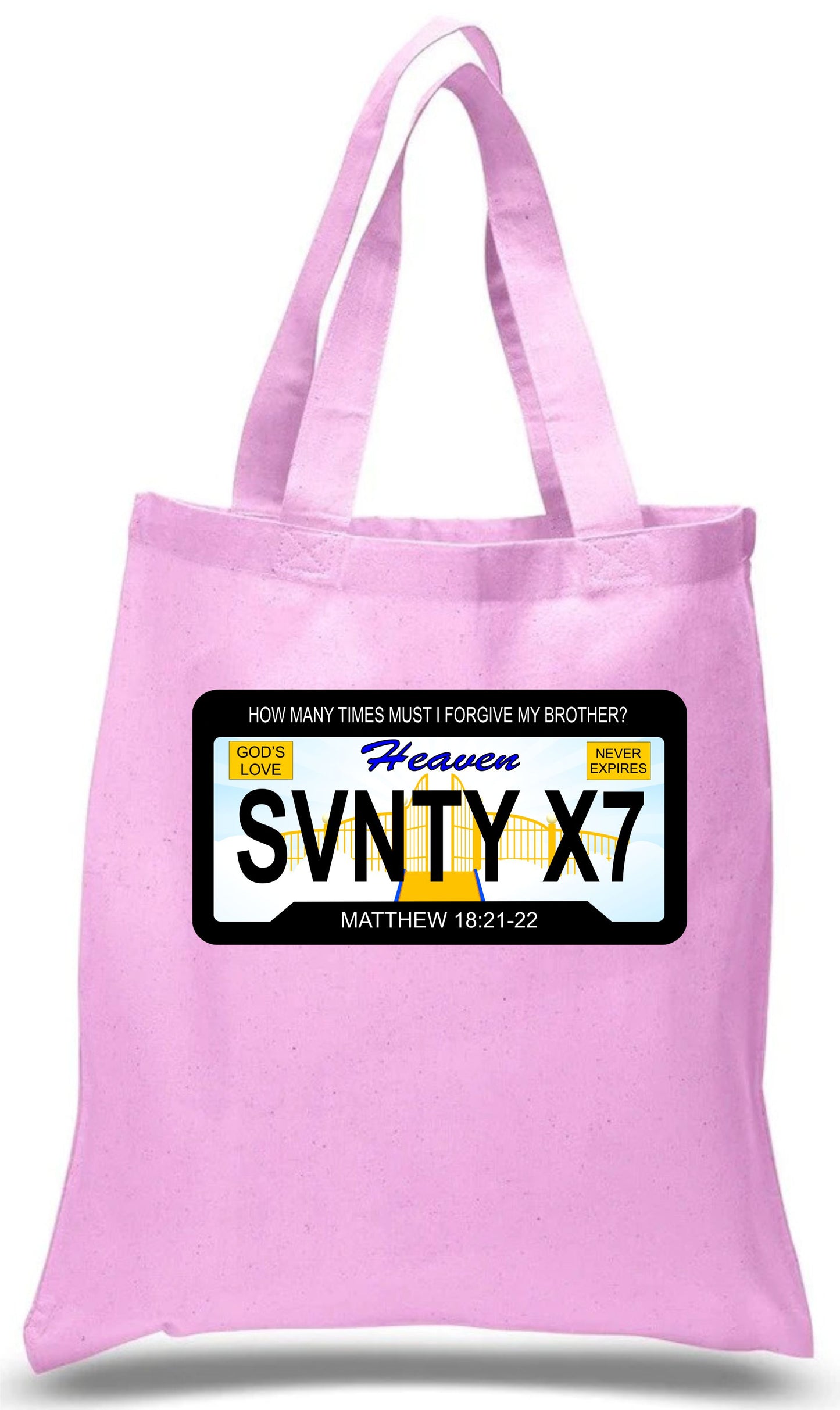 SVNTY X7  (SEVENTY TIMES SEVEN)- Tote Bag