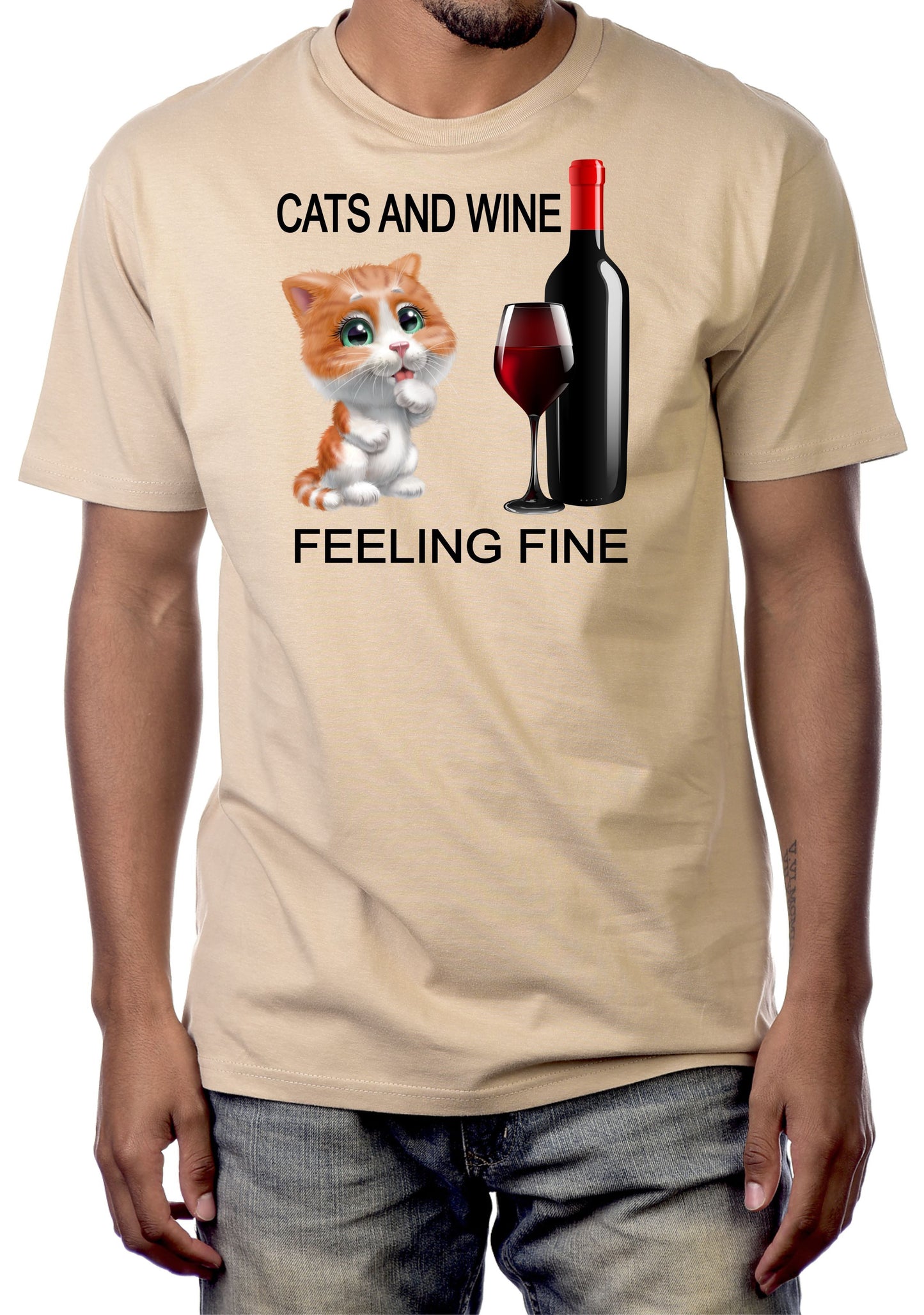 CATS AND WINE FEELING FINE