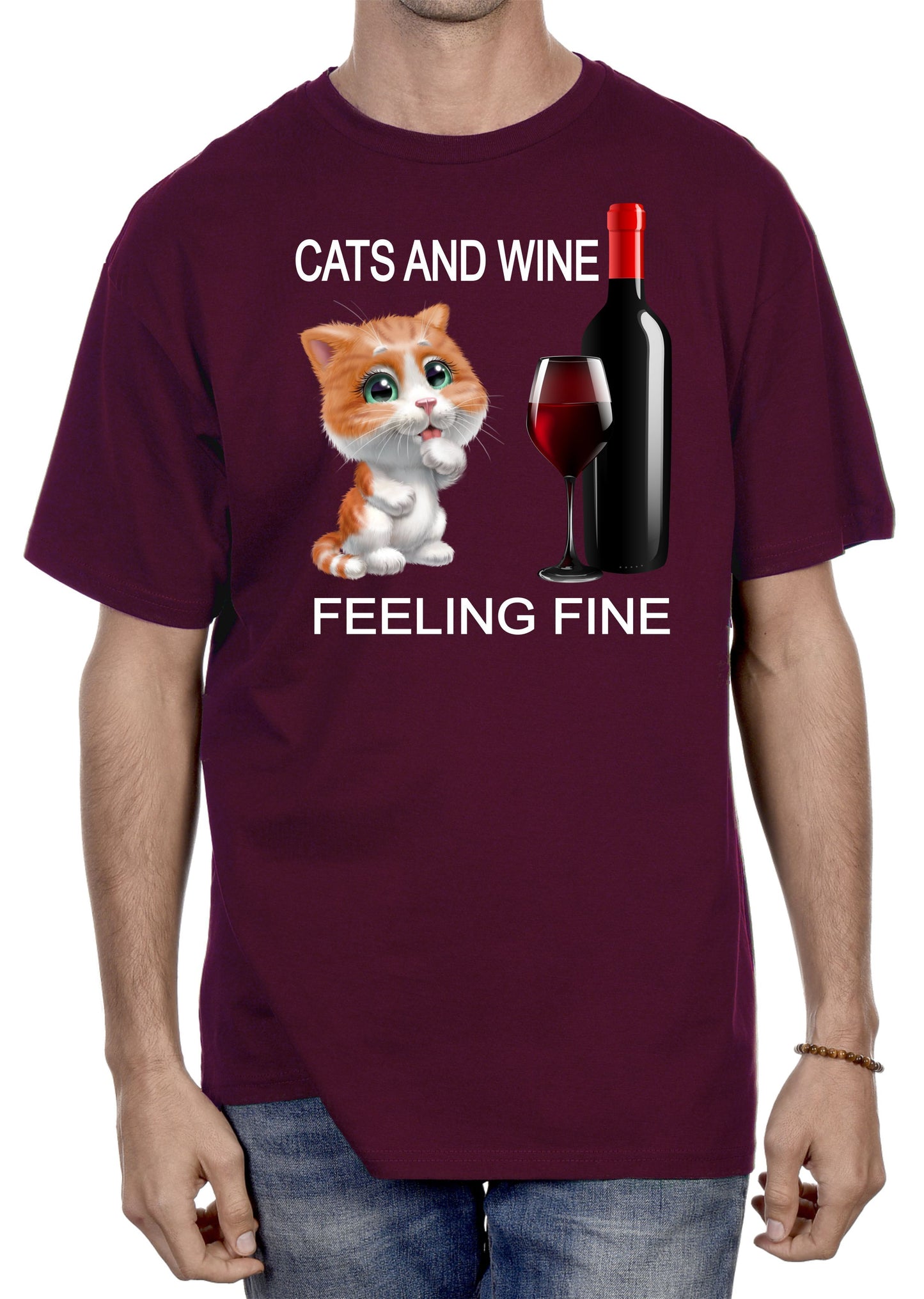 CATS AND WINE FEELING FINE