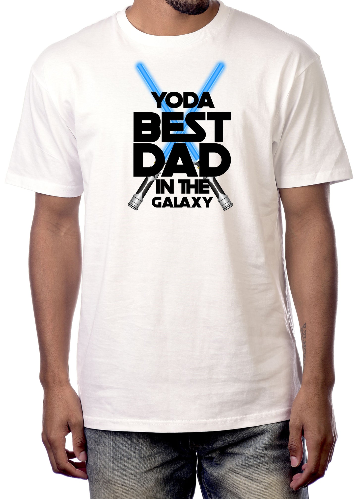 YODA BEST DAD IN THE GALAXY - Mens/Unisex T-Shirt